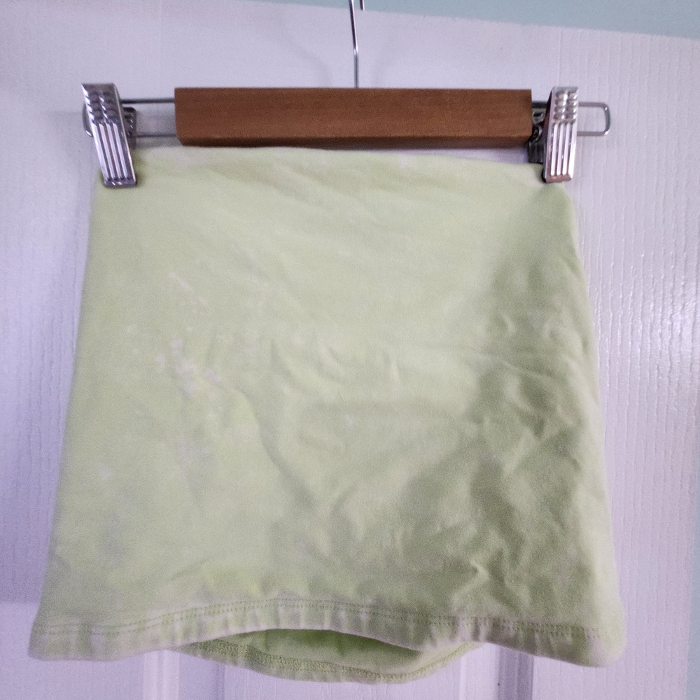 Forever 21 Light Green Crop Tube Top